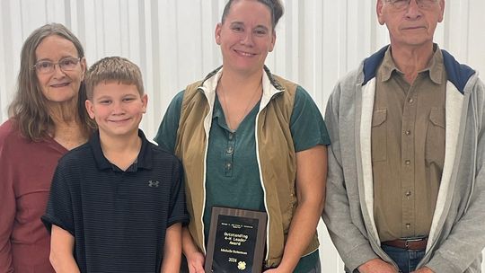 Batterman recognized as Outstanding 4-H Leader