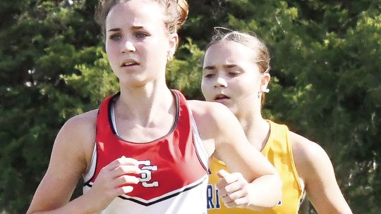 McBride competes in Class D state cross country meet