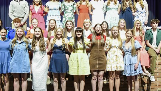 New inductees named to the Sutton Honor Society Monday night