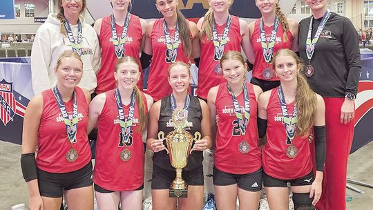 South Central 18 black caps historic club career with 3rd place finish at AAU national volleyball championships
