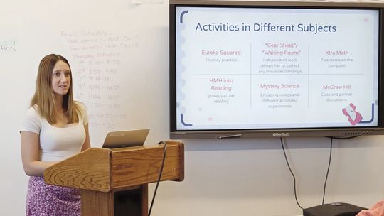 Students present on NCAPS mentorship experiences