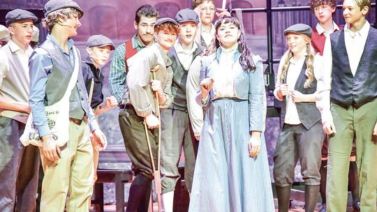 The musical “Newsies” performed in Sutton