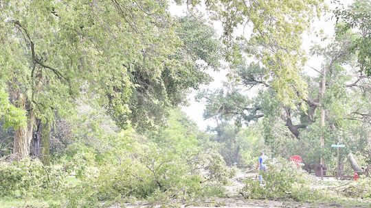 Weekend storms cause damage
