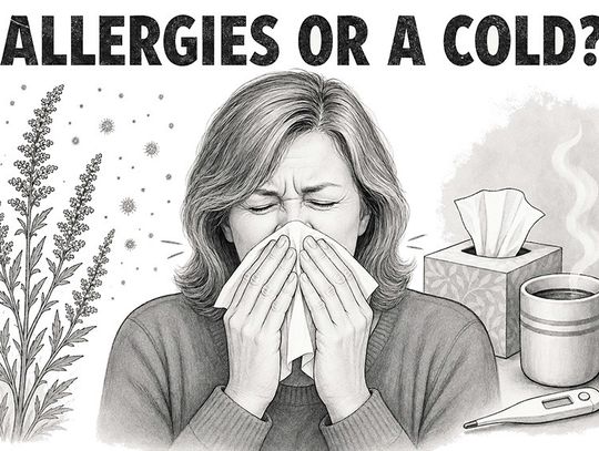 Allergies or a cold? It can be hard to tell