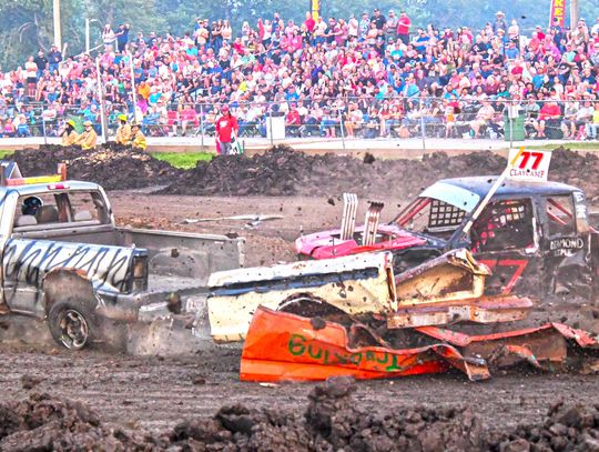 And the crowd goes wild for those racing cars, trucks