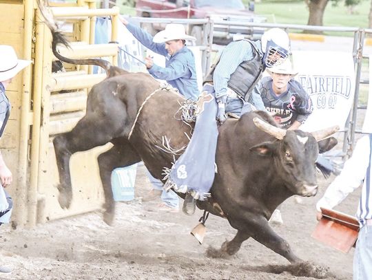 Bull riding highlights opening day at the Clay County Fair Wednesday, July 8