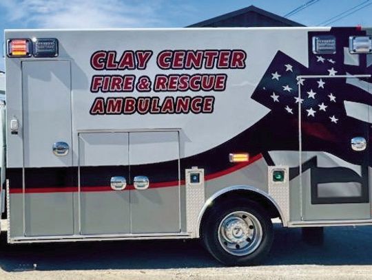 Clay Center’s new ambulance arrives