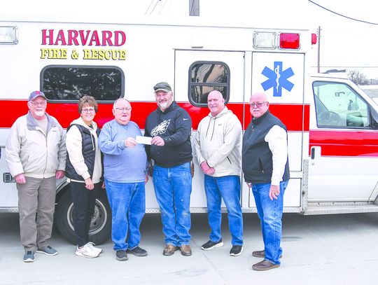 Harvard Foundation donates $10K toward Harvard VFRD new ambulance fundraiser