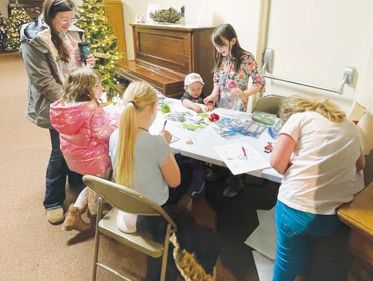 Having fun at Christmas at the Museum