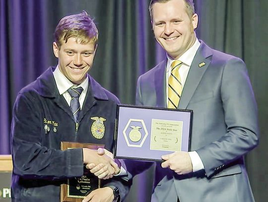 Mau awarded twice during state FFA convention