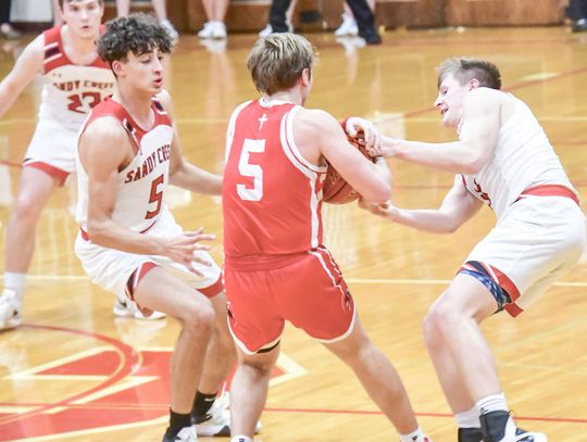 Norfolk Catholic uses 24-9 second half run to end Sandy Creek’s 23-24 season