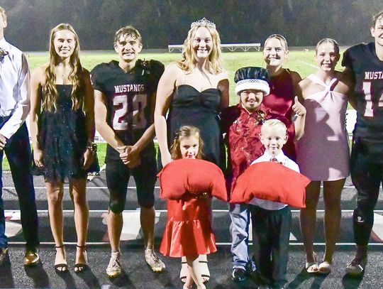 Nuss, Guterriez named 2025 Sutton homecoming queen, king
