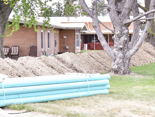SCH sewer line progress is underway