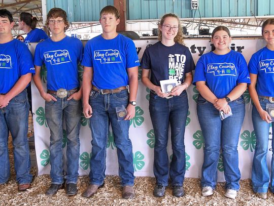 Seven participate in Clay County Fair Round Robin Contest July 11