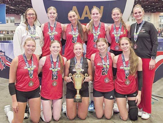 South Central 18 black caps historic club career with 3rd place finish at AAU national volleyball championships