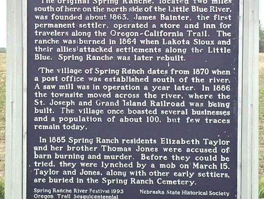 Spring Ranche and the stories left behind