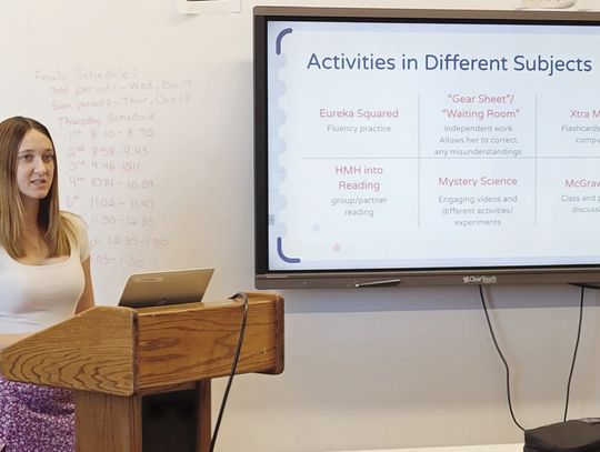 Students present on NCAPS mentorship experiences