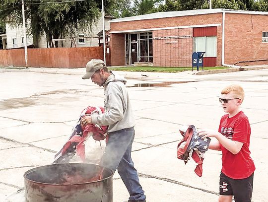 Sutton Legion Post 61 holds flag retirement ceremony