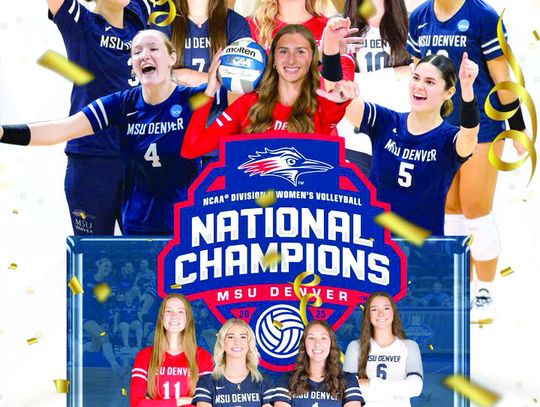 Sutton’s Huxoll part of MSU Denver’s national championship volleyball run