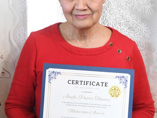 Thomas receives special award