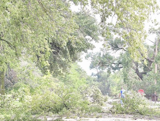 Weekend storms cause damage