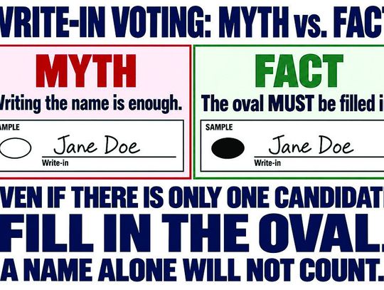 Write-in voting: Clearing up the myths before ballots are cast