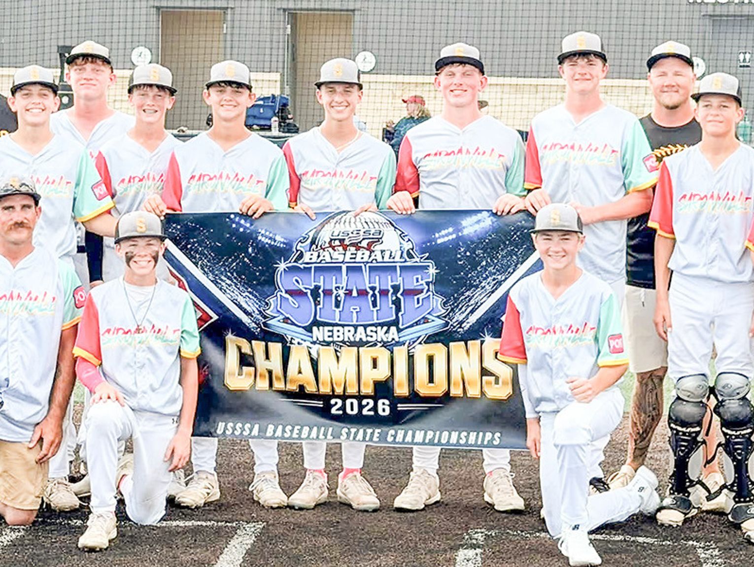 Small town team, big time champs: Saronville Shiners win USSSA state title