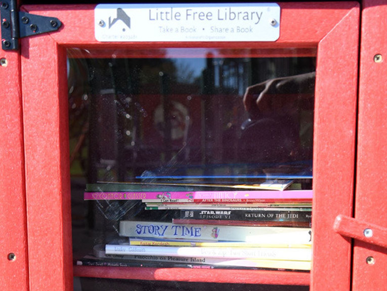 Sutton Library installs 2 Free Little Libraries