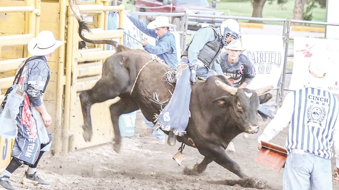 Bull riding highlights opening day at the Clay County Fair Wednesday, July 8 Bull riding highlights opening day at the Clay County Fair Wednesday, July 8