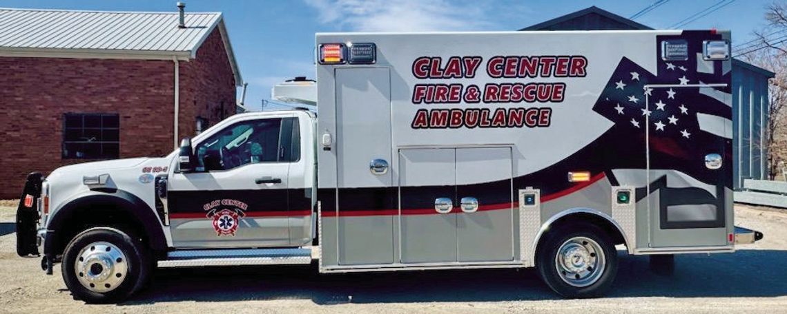 Clay Center’s new ambulance arrives