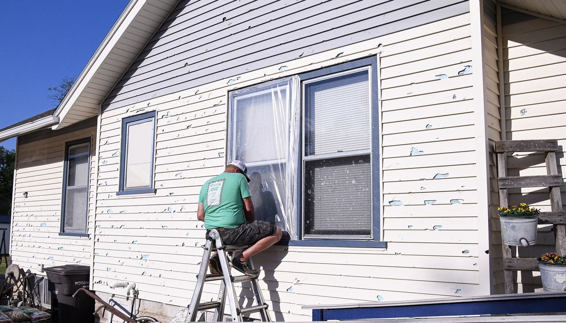 Edgar pelted by large hail, county receives much-needed rain