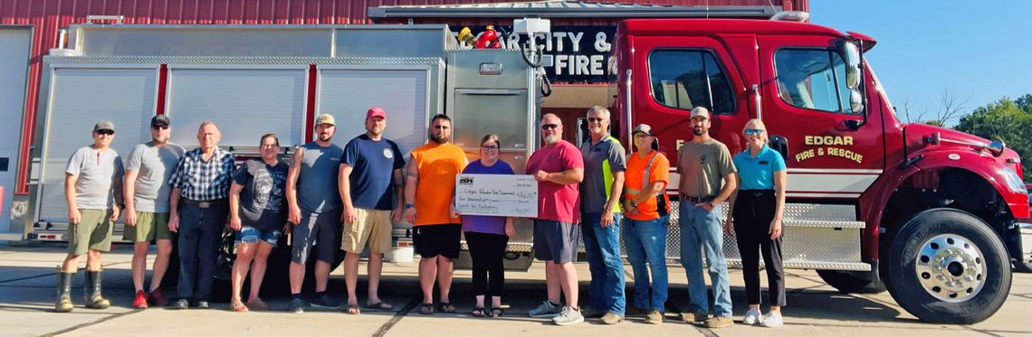 Edgar VFD, Glenvil Rural Fire District receive funds from BHE