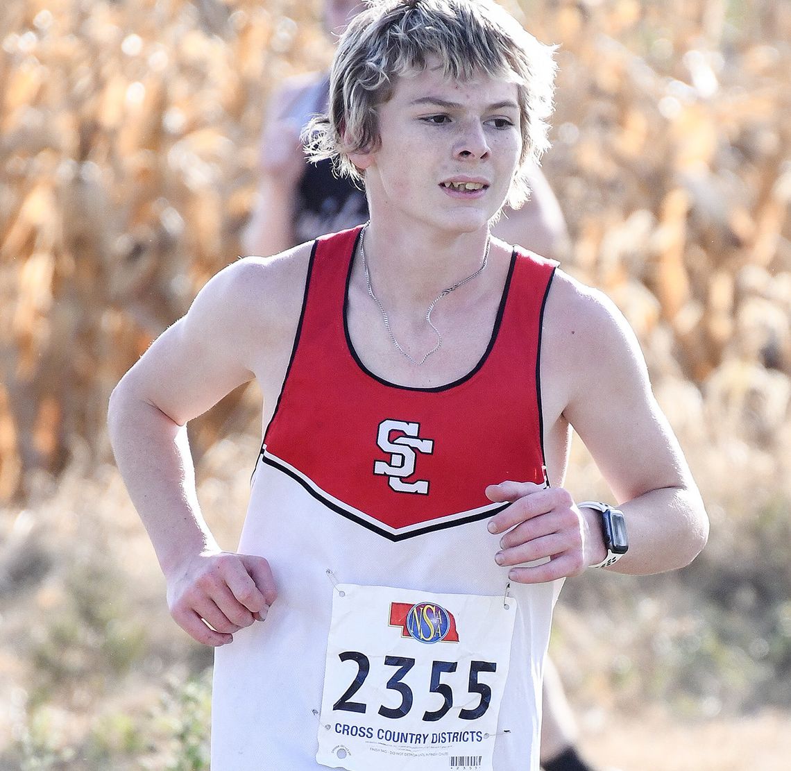 Frazier wraps up freshman season for SC boys cross country