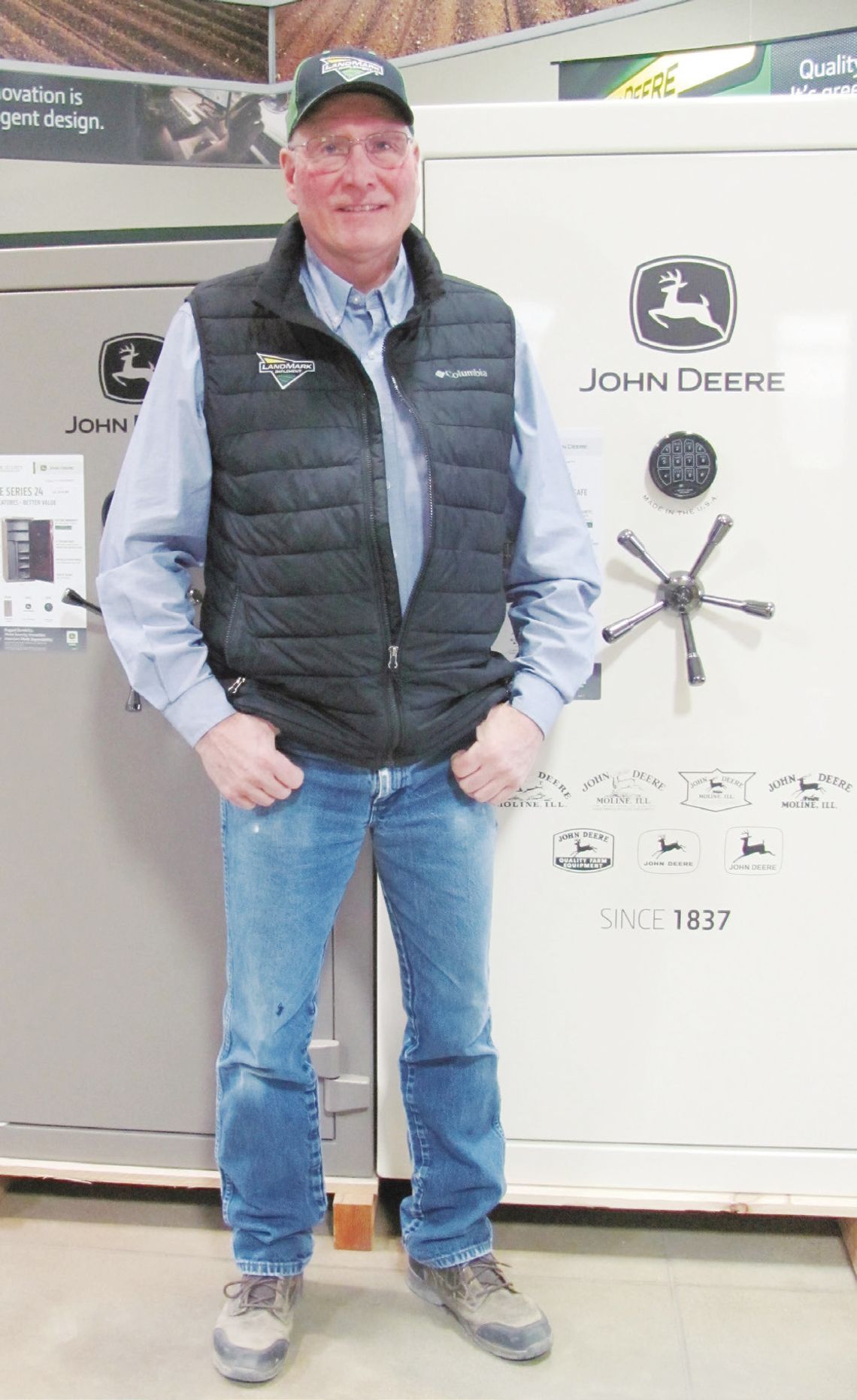 Gary Ostdiek retires from Landmark Implement in Fairfield