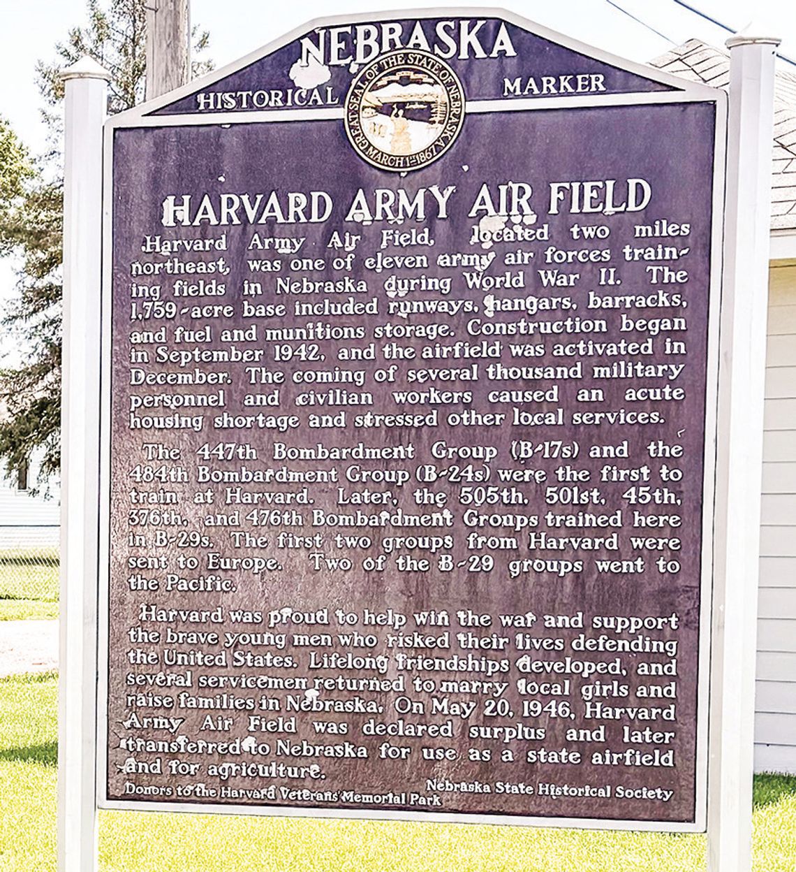 Harvard Air Field History Tour Harvard Air Field History Tour