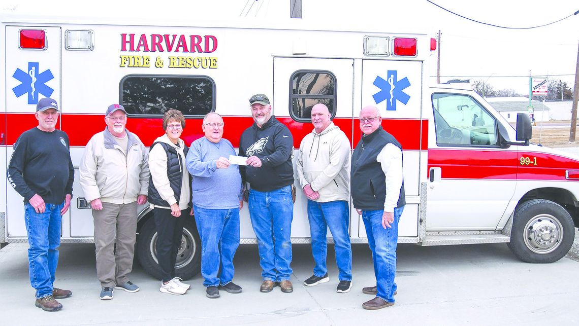 Harvard Foundation donates $10K toward Harvard VFRD new ambulance fundraiser