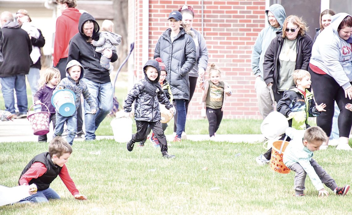 Keasling Memorial and Harvard Community Club host annual Easter Egg Hunt Saturday