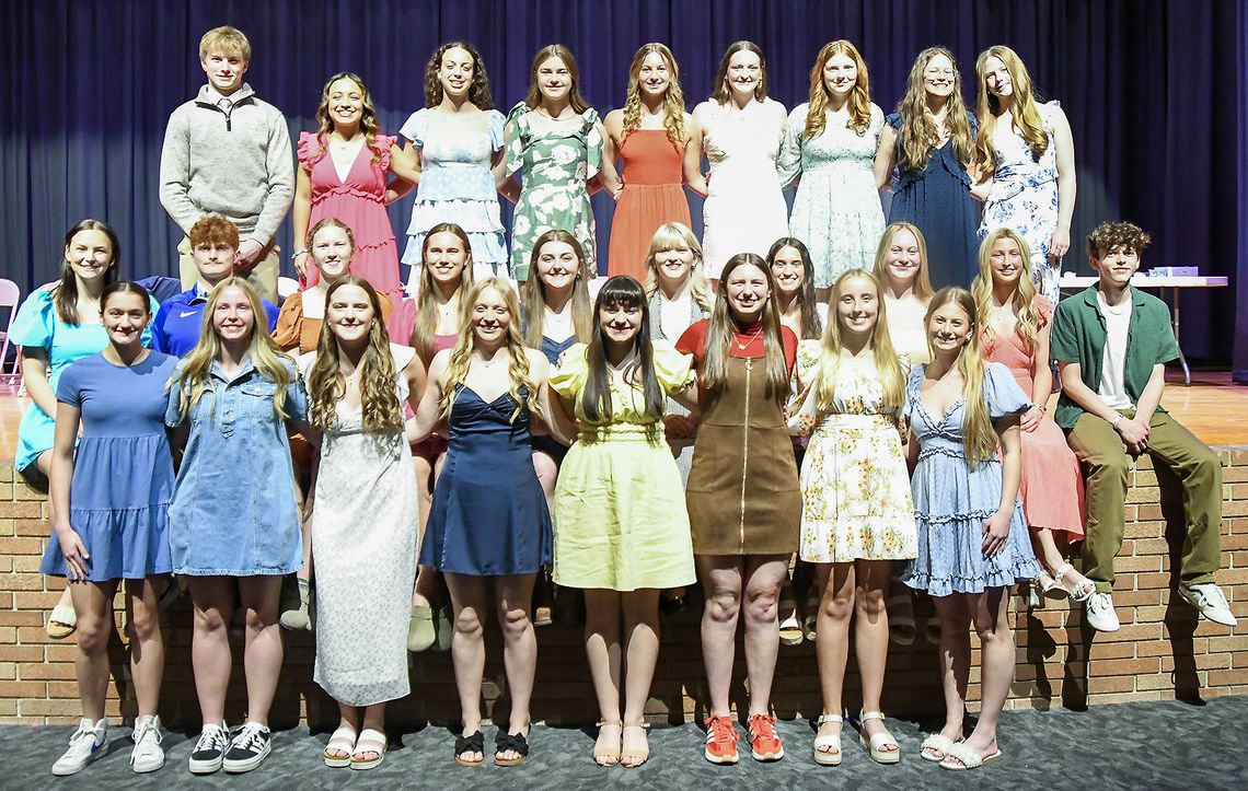 New inductees named to the Sutton Honor Society Monday night