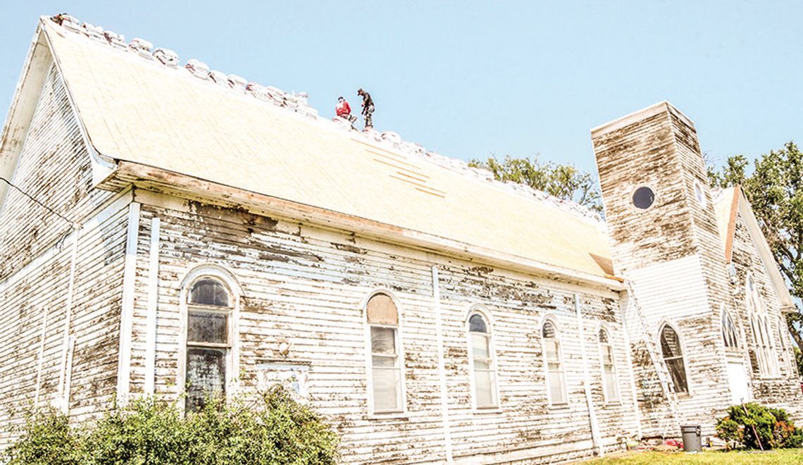 Ong Methodist Church receives upgrades to roof