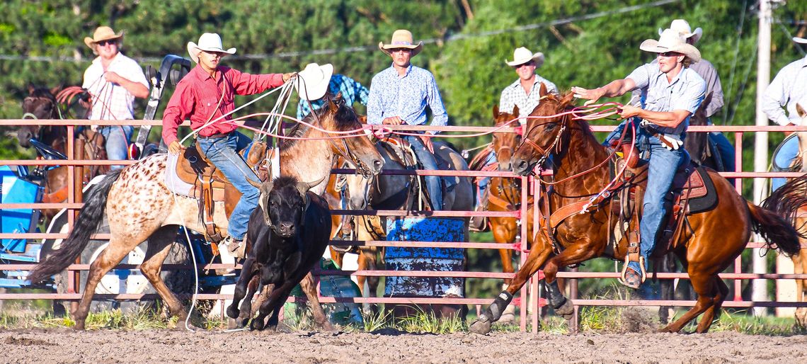 Ranch Rodeo draws crowd Friday at Clay County Fair