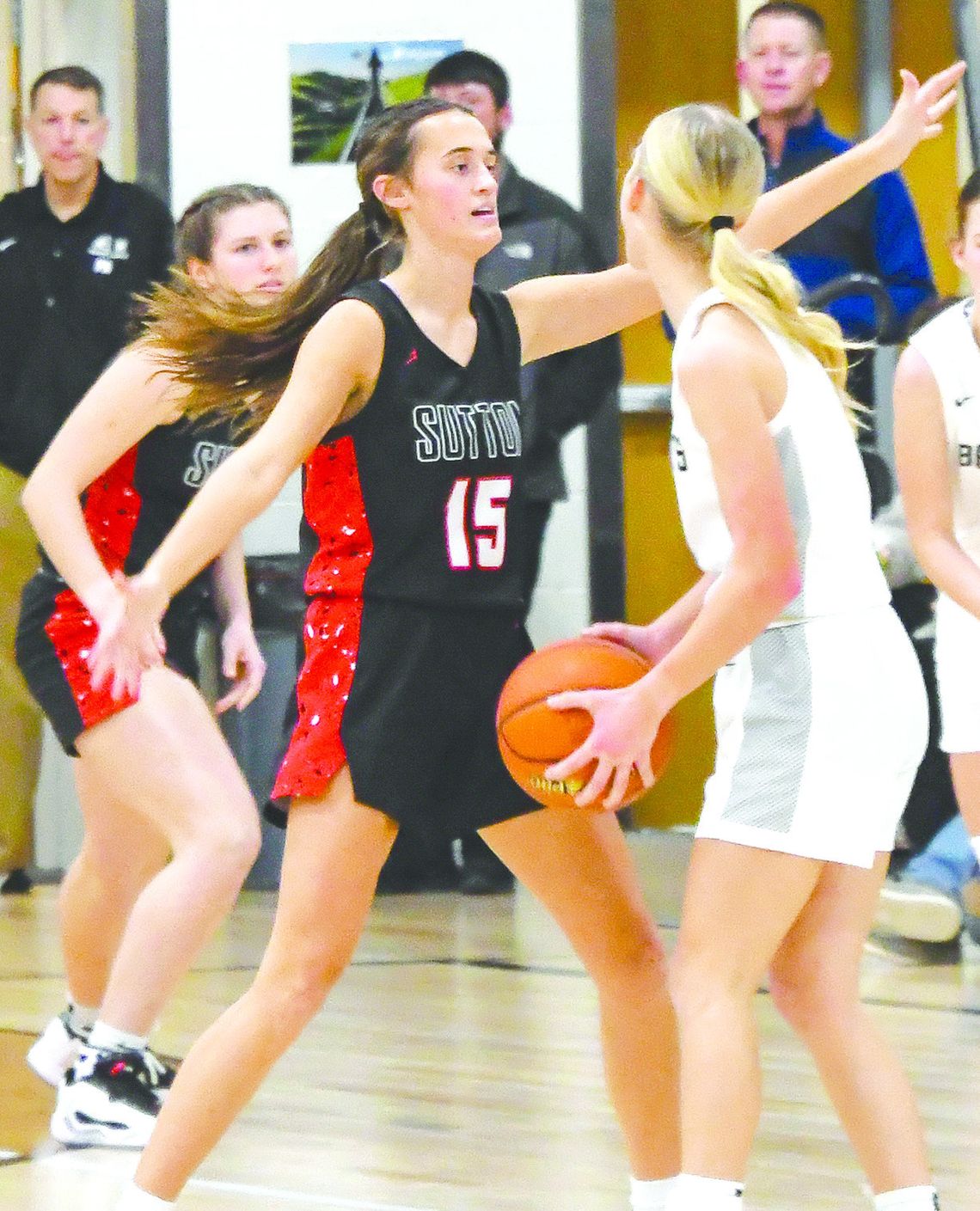 Sutton girls cruise past H&H 65-14 Sutton girls cruise past H&H 65-14