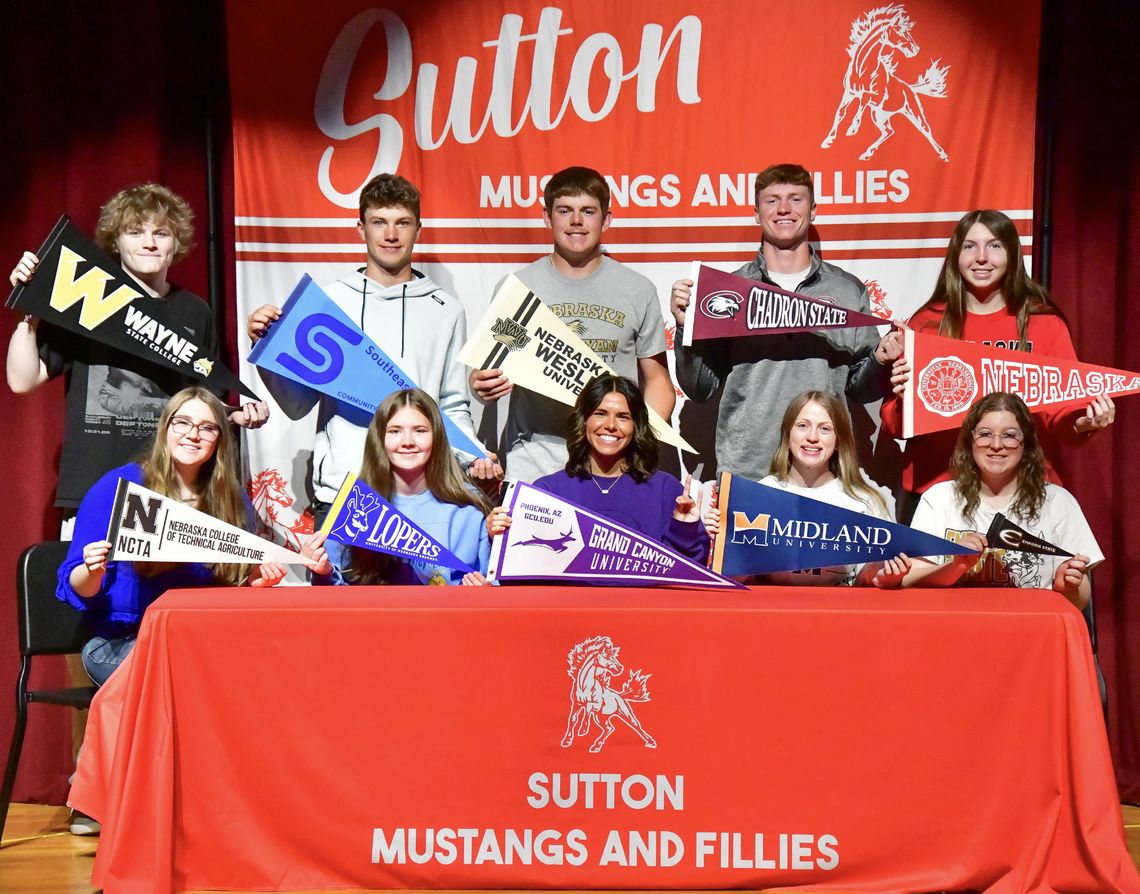 Sutton hosts annual Academic Letter of Intent Signing
