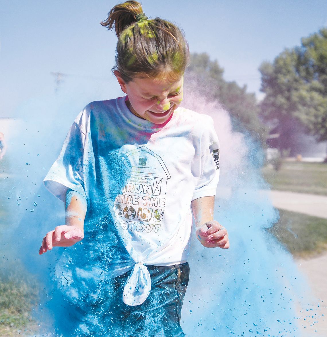 Taking a colorful run through east Sutton