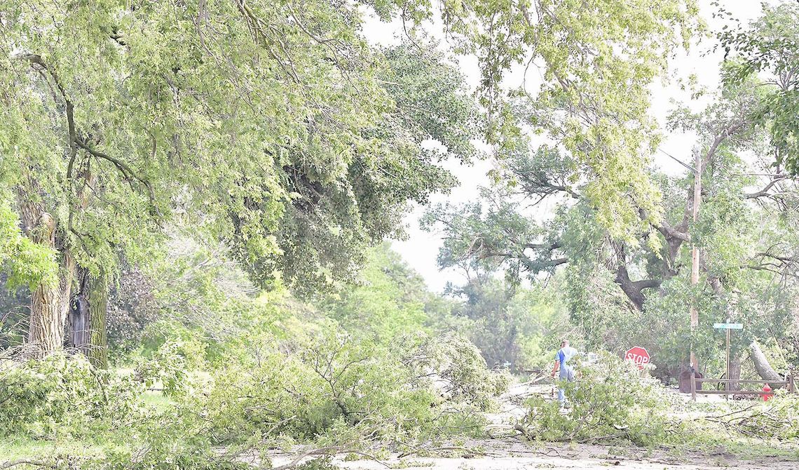 Weekend storms cause damage