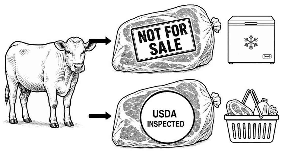 Why local beef is not always sold at local grocery stores
